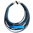 Christina Brampti Necklace Climb, Cord And Aluminium Green