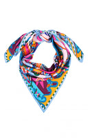 Wild Enchantered Medium Scarf In Blue Wild