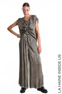La Haine Ruched Tunic in Fango