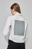 Uchuu Shirt White with Jersey Panels