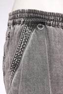 Naya Washed Effect Wide Leg Trousers In Granite