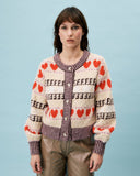 FRNCH Rhubarbe Knitted Top in Beige