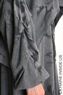 La Haine Hooded Sweat Shirt in Grey