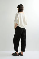 Sahara Ponte Bubble Trouser In Black