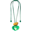 Prue By Zsiska Adjustable Necklace in Green and Gold