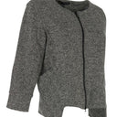 Kozan Arturo Jacket In Grey Herringbone
