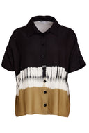 Naya Border Print Tie Dye Shirt
