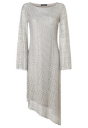 Ana Alcazar Tunic Dress Assymetric In Original Grey