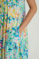 Sahara Summer Confetti Jersey Bubble Dress In Multi
