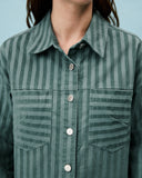 FRNCH Limentis Shirt in Aqua Green