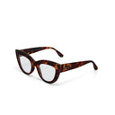 OKKIA Claudia Big Cat Eye Reading Glasses In Havana