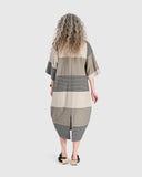 Alembika Striped Dress In Stonebar