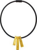 Zsiska Radiance Short Necklace In Gold Tortoise