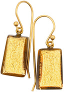 Zsiska Radiance Gold Foil Earrings