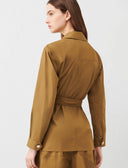 Marella Cabreo Belted Jacket Military Green
