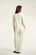 Bitte Kai Rand Three Quarter Sleeve Top In Lime