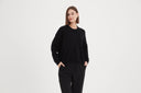 Tirelli Textured Spot Knit in Black