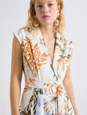 Marella Mllfilo Dress In Cream/Multi