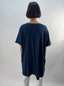 KnitKnit Long Jumper In Latte/Navy