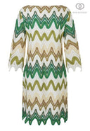 Ana Alcazar Short Dress In Original Green