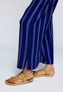 Luukaa Azalea Woven Trouser In Stripe Denim