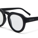 OKKIA Zeno Round Reading Glasses In Black