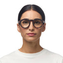 OKKIA Zeno Round Reading Glasses In Havana