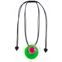 Zsiska Flora Circular Pendant In Green