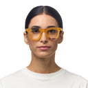 OKKIA Firenze Reading Glasses In Yellow With 3 Points Havana