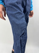 Rundholz Trouser Navy Print