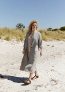 Henriette Steffensen Fleece Cardigan In light Grey