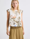 Marella Mllaffine Top In Optical White