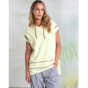 Naya Short Sleeve Hooded Top In Lemon