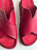 Lofina Gasoline Rosso Sandals In Red