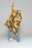 Rain Kiss Sunset Smiley Rain Poncho