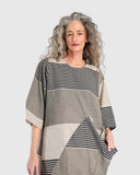 Alembika Striped Dress In Stonebar