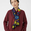 Oska Scarf 6915 Multi Teal Print