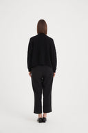 Tirelli Textured Spot Knit in Black