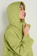 Sahara Showerproof Boxy rain jacket In Lime