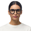 OKKIA Zeno Round Reading Glasses In Black