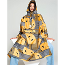 Rain Kiss Sunset Smiley Rain Poncho