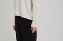 Tirelli Textured Spot Knit in Ivory