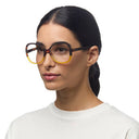 OKKIA Verona Reading Glasses In Havana Yellow
