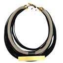 Christina Brampti Necklace Climb, Cord And Aluminium Green