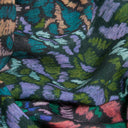 Sahara Winter Garden Scarf In Blue And Green