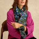 Sahara Winter Garden Scarf In Blue And Green