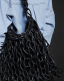 Alienina Agata Handmade Bag In Navy