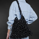 Alienina Agata Handmade Bag In Navy