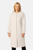 Ilse Jacobsen Blossom Long Quilted Coat In Kit