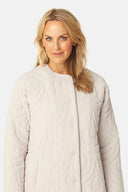 Ilse Jacobsen Blossom Long Quilted Coat In Kit